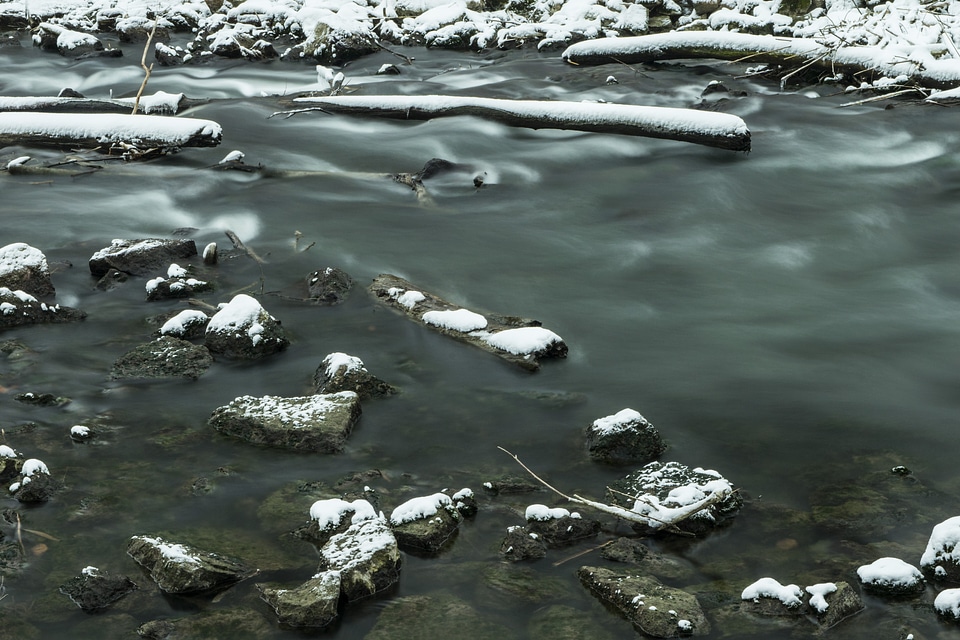 Nature river long exposure
