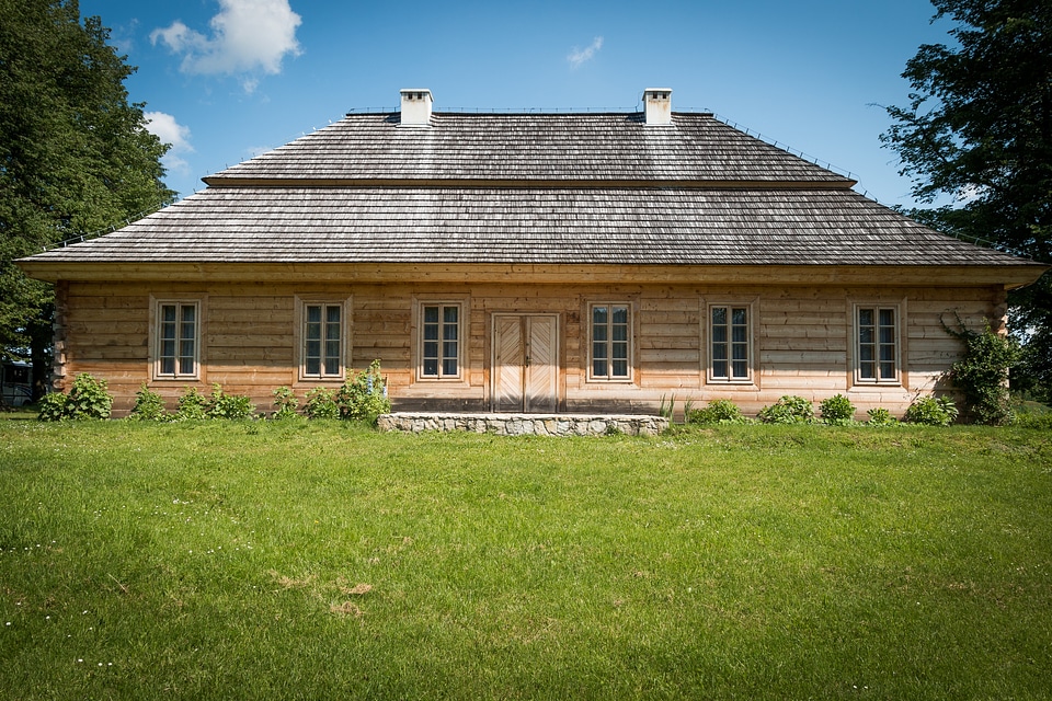 Wooden cottage old cottage poland