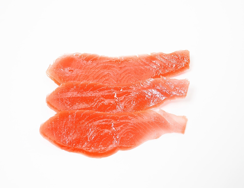 Hors d'oeuvre food white back