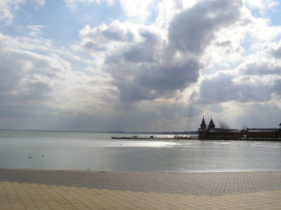 Keszthely before the rain water