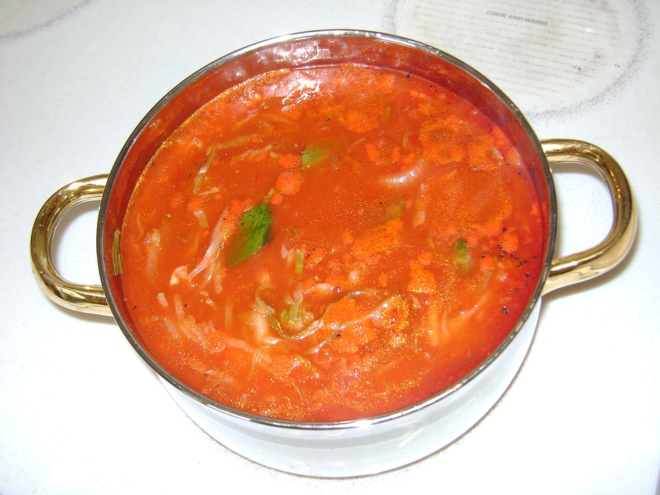 Dinner hot minestrone