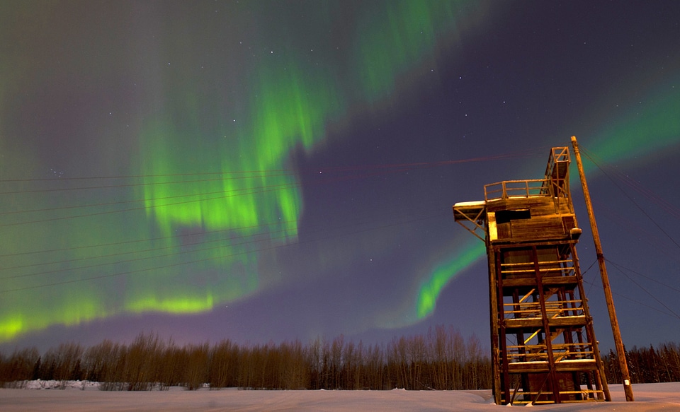 Sky green structure