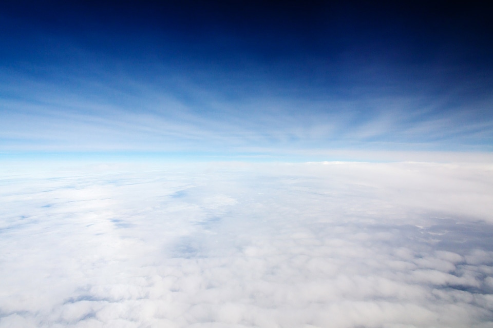 Atmosphere background blue