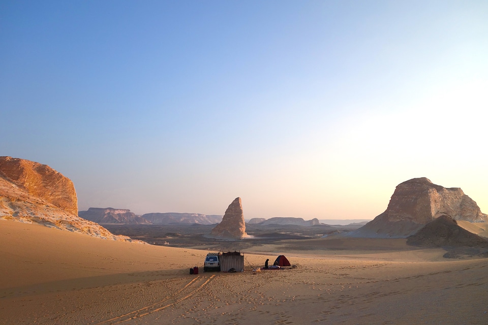 Alone isolated sand stone