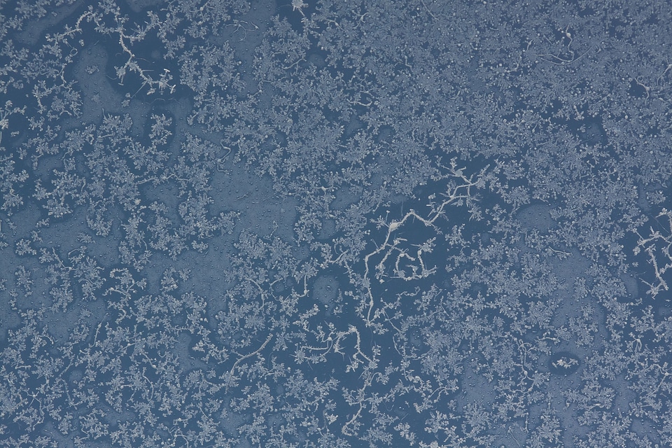 Ice eiskristalle crystallization