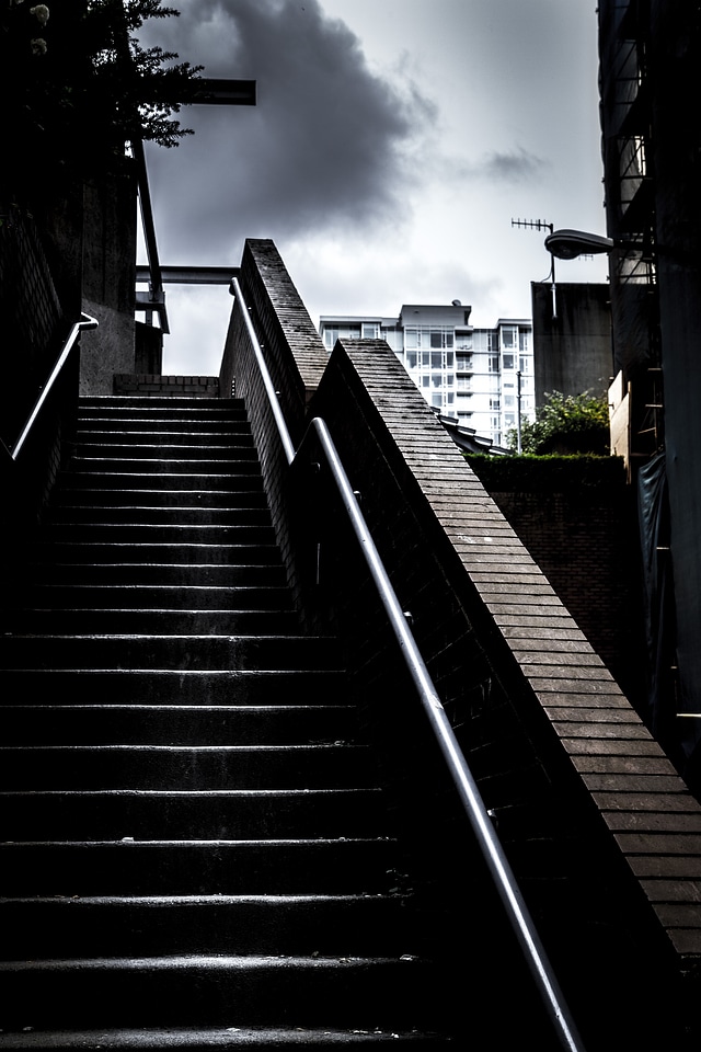 Dark clouds urban
