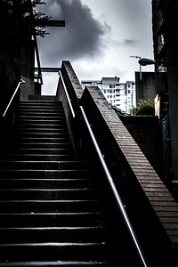 Dark clouds urban