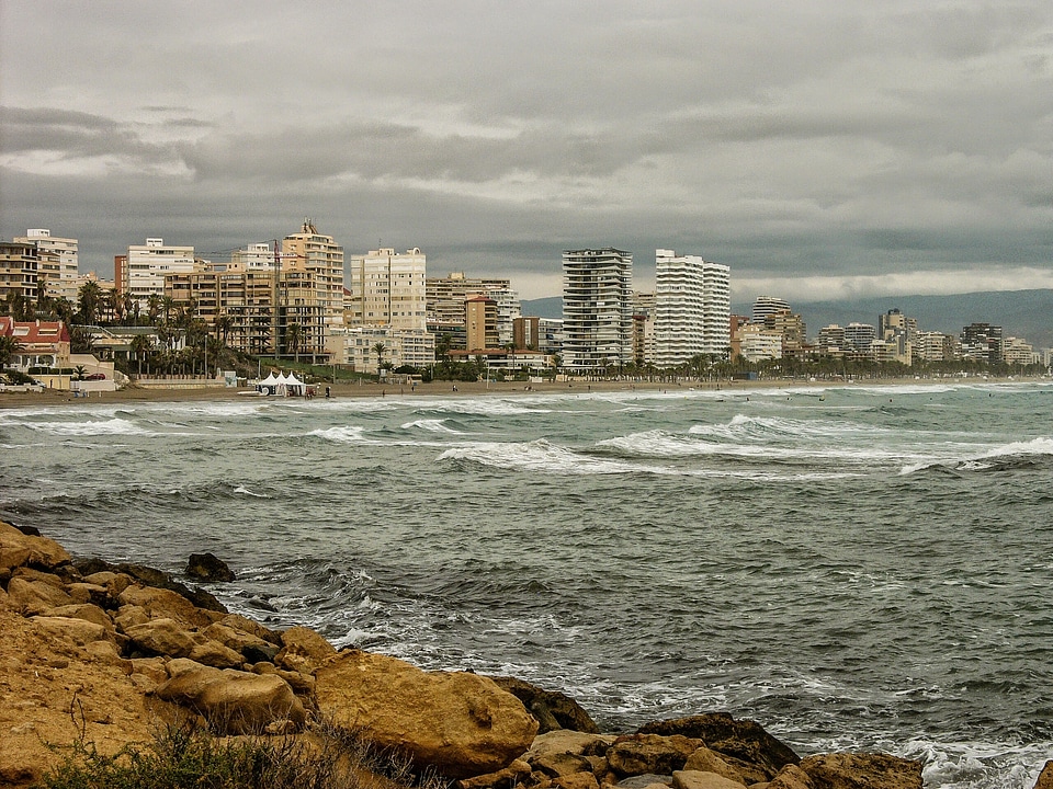 Mediterranean sea cloudy rides