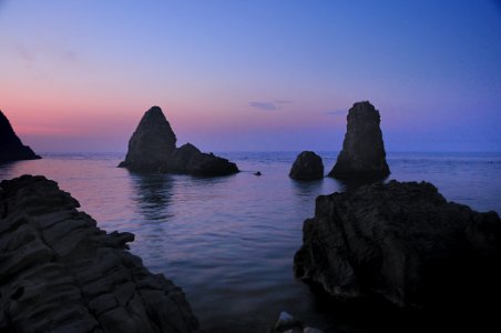 Islands of the Cyclops at Dawn Sicily Italy - Creative Commons by gnuckx