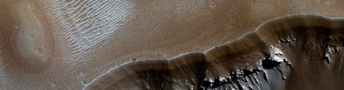 Mars - Jarosite in Noctis Labyrinthus photo