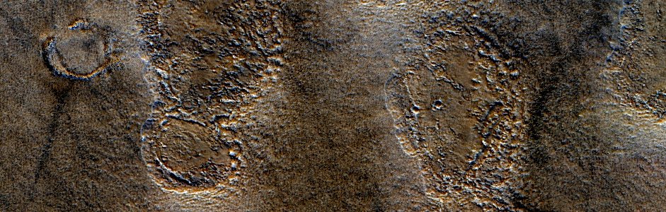 Mars - Variety of Surfaces and Terrains in Far Northeast Acidalia Planitia photo