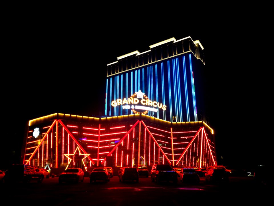 Zirkus mit Lichtshow