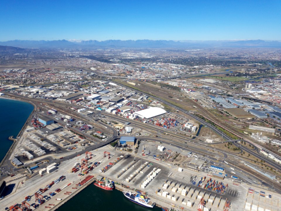 Kapstadt aus dem Helikopter