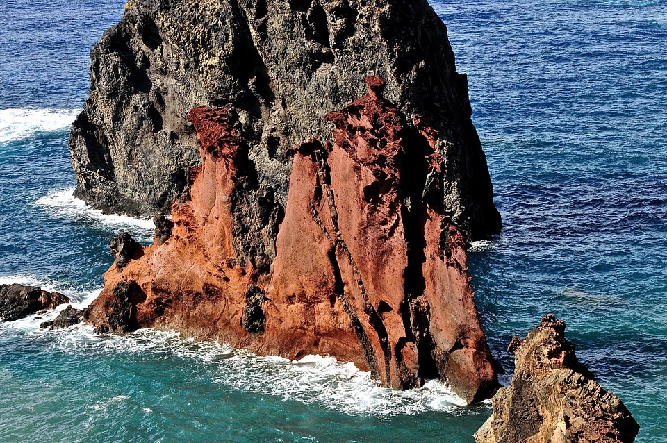 Rocks ocean nature