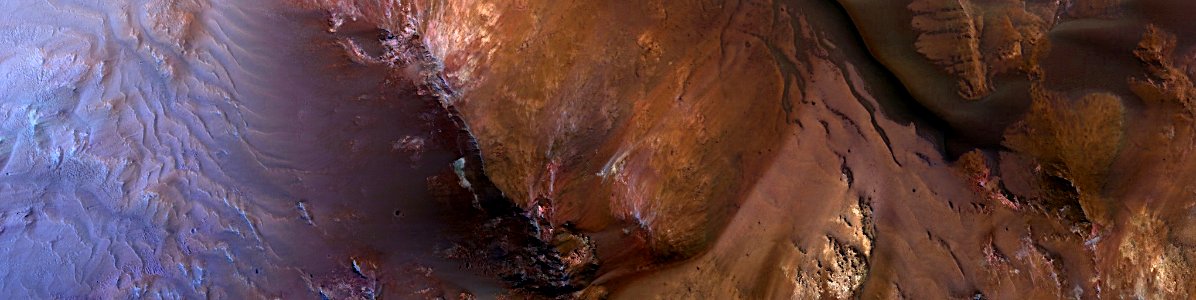 Mars - Dulovo Crater Region Barchan Dunes photo