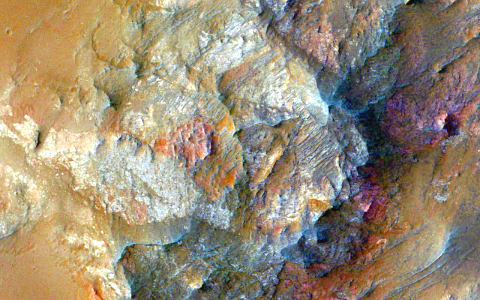 Mars - Light-toned bedrock photo