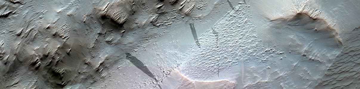 Mars - Layers and Ridges near Gordii Dorsum
