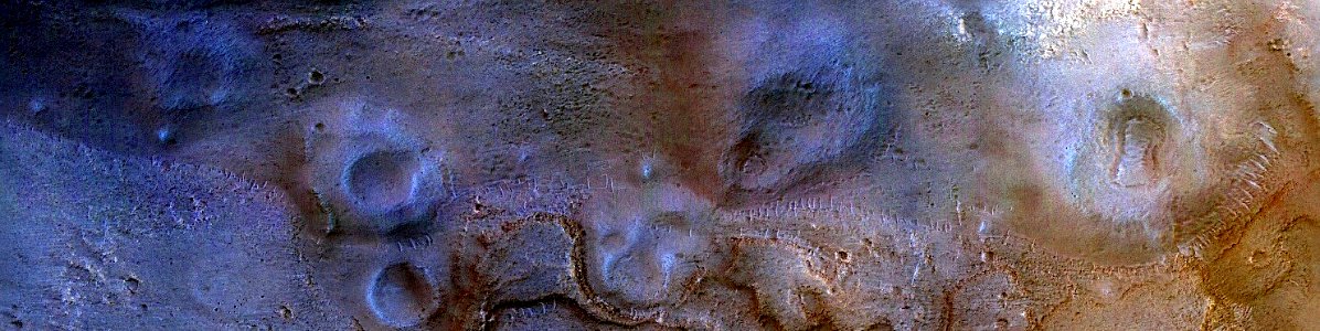 Mars - Possible Rootless Cones in Acidalia Planitia photo