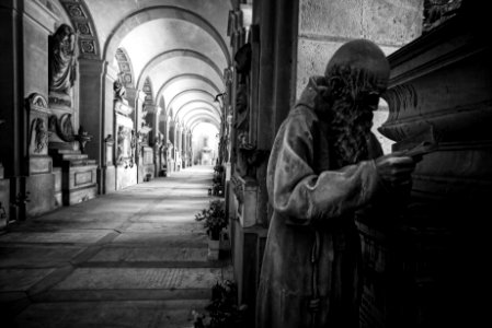 Staglieno-Genova monumental cemetery.
