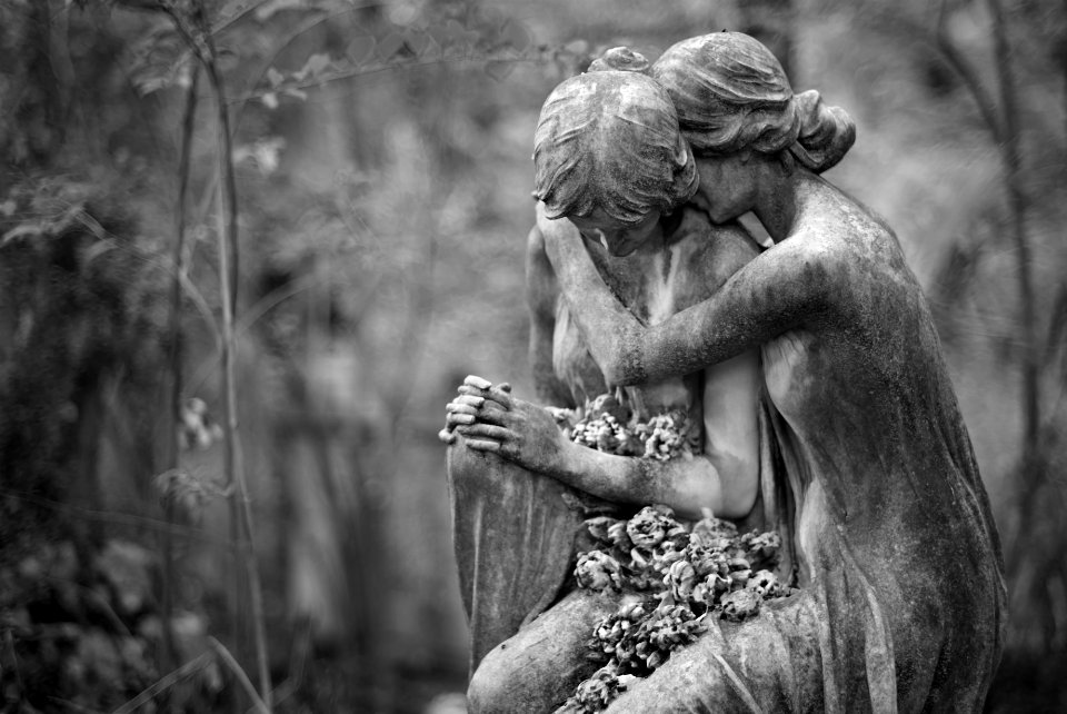 White family gravestone and monument