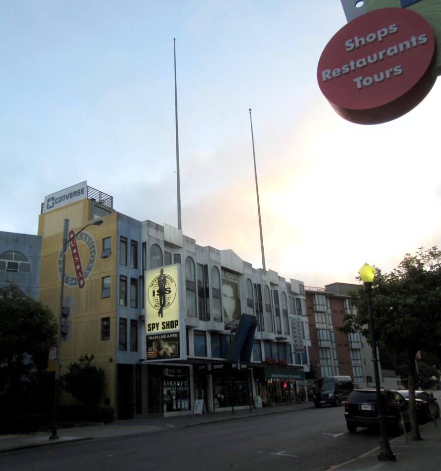 Beach Street and Tommy Wiseau Building