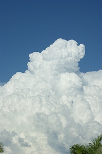 Large white cumulo nimbus