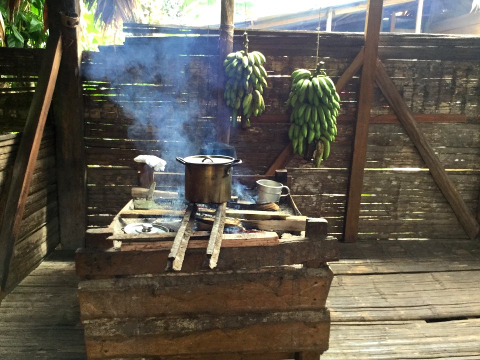 Open air kitchen