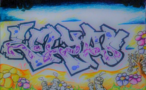 graffiti sketchbook by Wasen photo