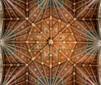 Peterborough Cathedral Central Tower Ceiling photo