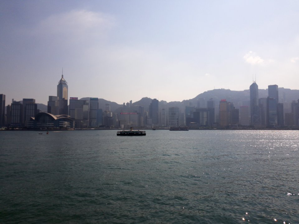 Blick auf Hong Kong: Südwest