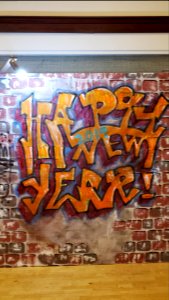 happy new year graffiti