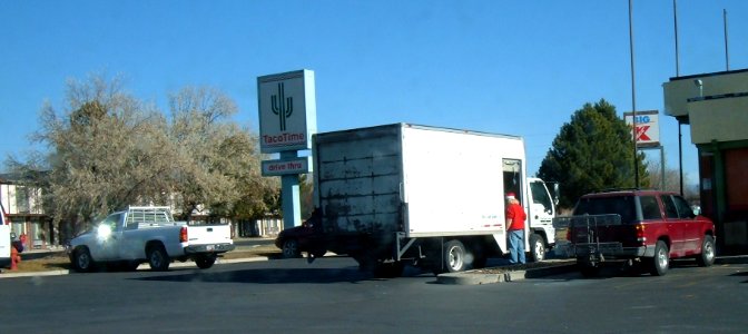 A familiar-looking truck driver