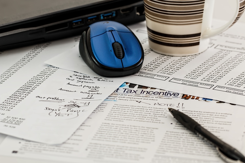 Business paperwork finance