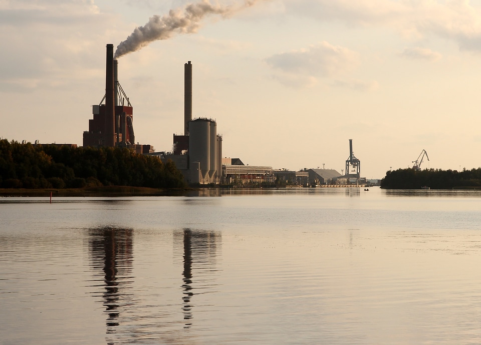 Industrial sky clouds