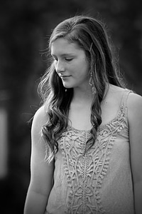 Face portrait outdoors