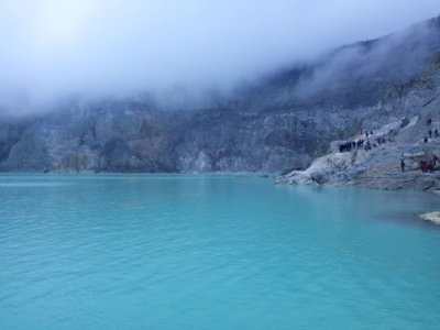 Panorama Kratersee Kawah Ijen: 4/4