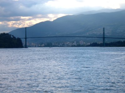 Lions Gate Bridge from Stanley Park