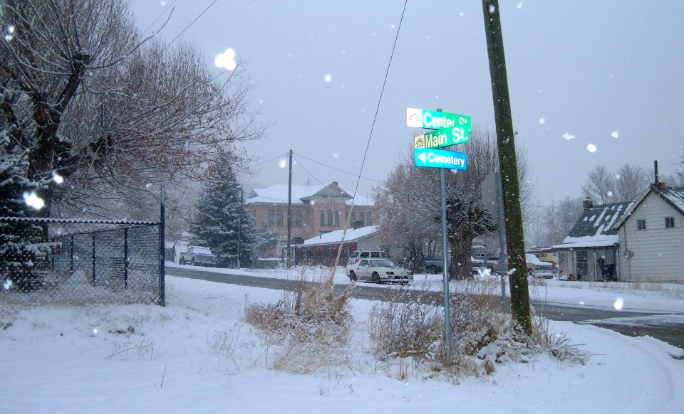 Downtown Wallsburg, December