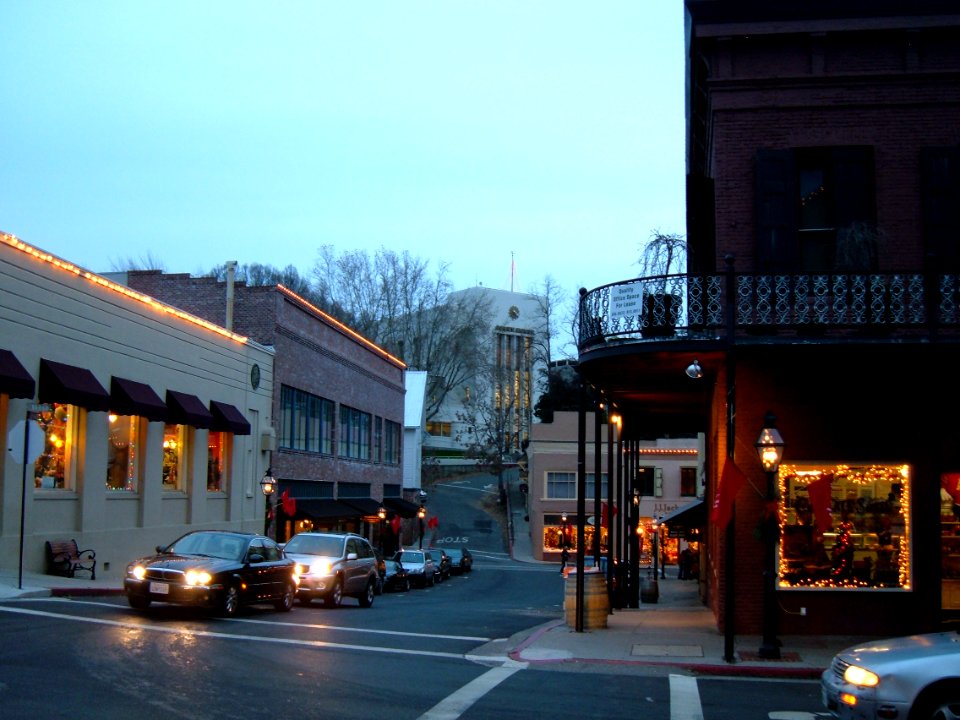 Nevada County Courthouse and Downtown Nevada City