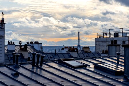 Parisian roof photo