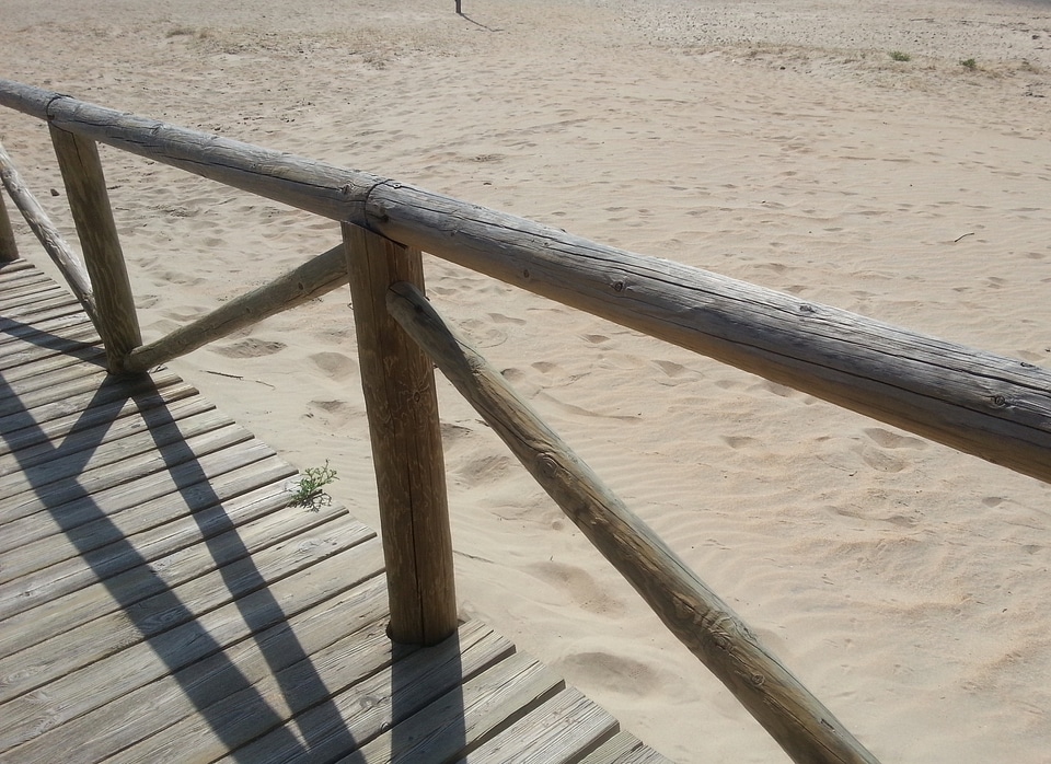 Sand heiss footprints