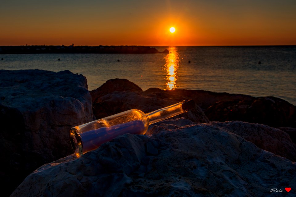 message in a bottle