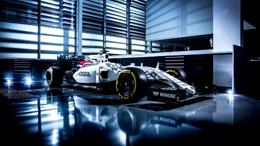 publicdomainq-Williams FW38 F1 machine in the garage-3