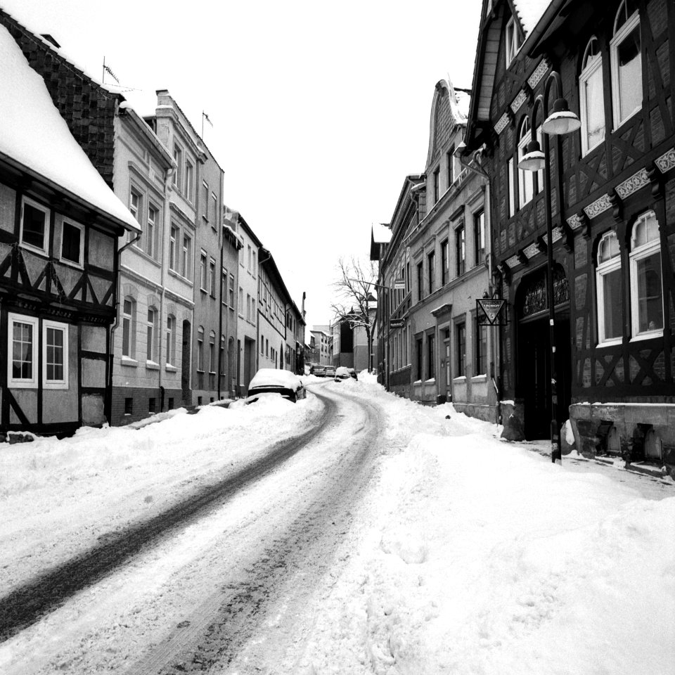 Home Town in Winter - Analog