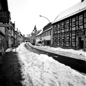 Home Town in Winter - Analog photo