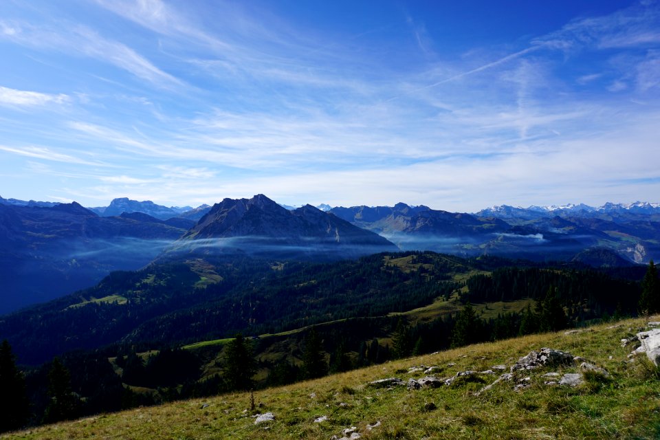 Gross Aubrig (Kanton Schwyz). Fluebrig, Rosenhöchi.