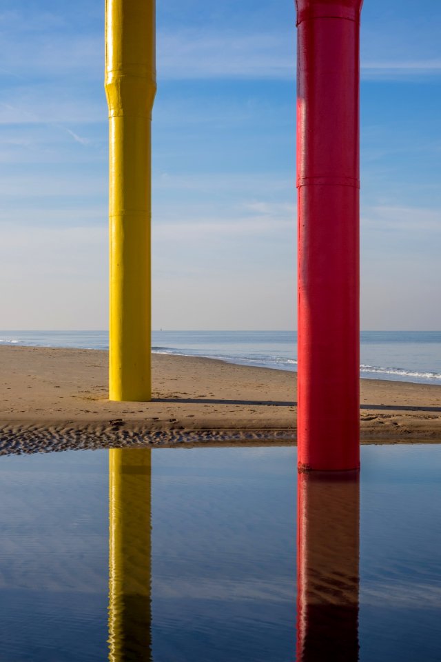 Scheveningen Nordstrand (Yellow and Red)