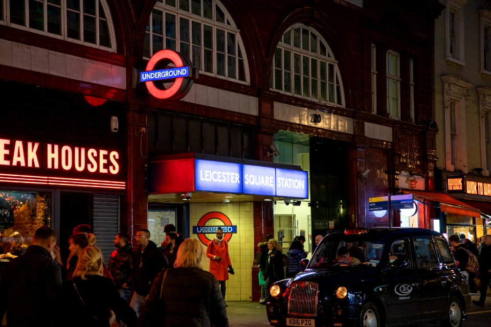 Leicester Square station entrance