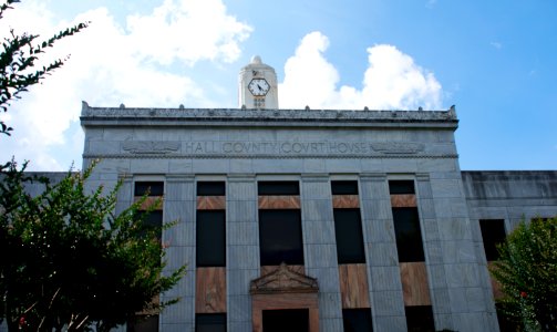 Hall County Covrt House (detailed)
