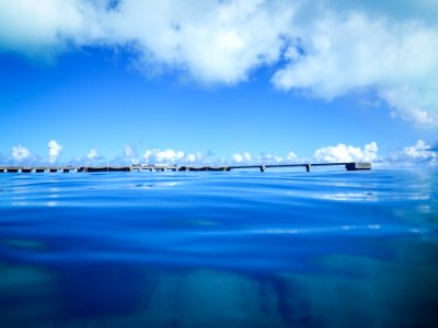 The fuel pier as seen from the cargo pier